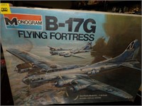B-17G Flying Fortress Model Kit--Opened