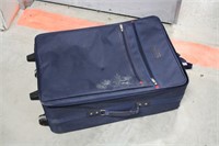 suitcase, travel bag