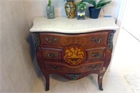Antique French Style Marble Top Dresser