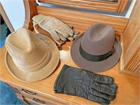 Gentlemens hats and gloves