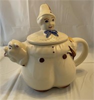 Shawnee pottery “Tom the piper’s son” USA tea pot