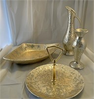 Gold luster pottery
