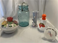 Miscellaneous with ball canning jar