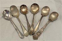 Fancy silver plated spoons