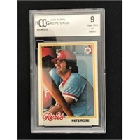 1978 Topps Pete Rose Bccg 9