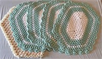 Crocheted placemats