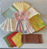 Various styles of table napkins fancy and