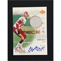 2000 Ud Champ Bailey Auto Jersey Card