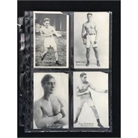 4 Circa 1910 Boxing Postcards