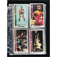 46 1976 Topps Basketball Crease Free Cards