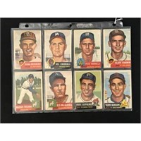 16 1953 Topps Baseball Cards