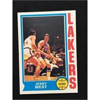 1974-75 Topps Jerry West Card