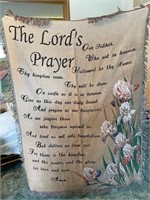 The Lord’s prayer throw