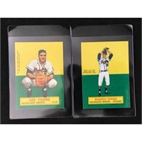 Two 1964 Topps Standups Spahn/torre