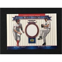 2002 Ud Jim Thome/kevin Brown Jersey Card