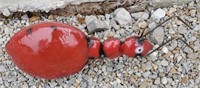 Metal Yard Art Red Fire Ant