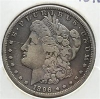 1896-S Morgan Silver Dollar