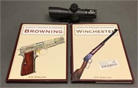 Winchester, Browning Books And Rifle Scope