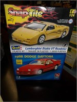 Lamborghini & 1988 Dodge Daytona Model Kits