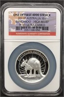2011p 1oz 1$ Silver Australian Kangaroo NGC Pf 69