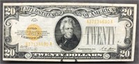1928 $20 Gold Certificate Sharp XF+ Note