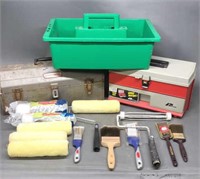 Tool Boxes And Painting Supplies