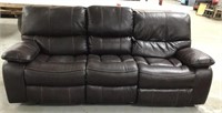 Nice Leather Reclining Sofa