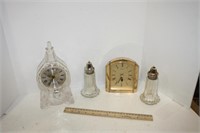 Shannon Glass Clock & MIsc.
