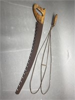 Carpet Beater and Saw
