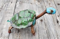 7" Turtle Yard Art - Metal-