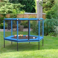 61.8' Backyard Trampoline with Safety Enclosure