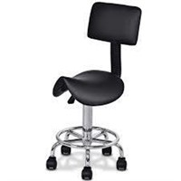 Adjustable Saddle Salon Rolling Massage Chair
