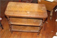 Side Table with Three Shelves