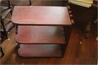 Wood "Red Antiqued" Shelve