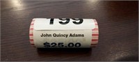 JOHN QUINCY ADAMS ROLL OF (25) PRESEDENTIAL DOLLAR