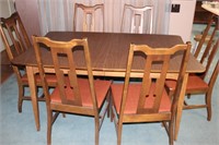Dinning Table w/ 6 Chairs 74x40x29