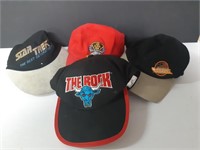 Lot of Baseball Caps Hats