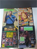4 Vintage WWF Wrestling Magazines