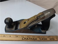 Antique Wood Plane Planer with brass