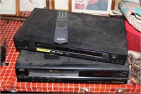 Song DVD Player & JVC VHS Player