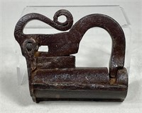 Early Iron Forged Padlock