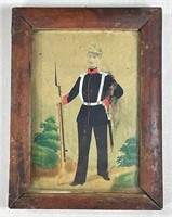Early German Hand Painted Soldier