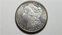 1897 S Morgan Silver Dollar Uncirculated PL