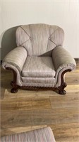 Matching chair to lot 21 wood carved chair and