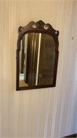 Antique wooden Mirror 34x23