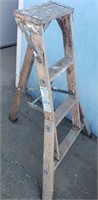 Four Foot Wooden Step Ladder