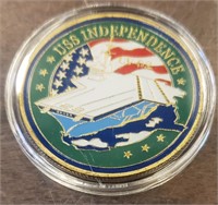 USS Independence CV-62 Coin