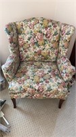 Flower print chair, great condition