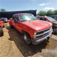 1996 Red Chevy C3500 (K $55 No Battery)