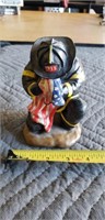 Firefighter Ceramic Figurine